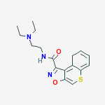 4H-(1)BENZOTHIOPYRANO[3,4-D]ISOXAZOLE-3-CARBOXAMIDE,N-(2-(DIETHYLAMINO)ETHYL)-