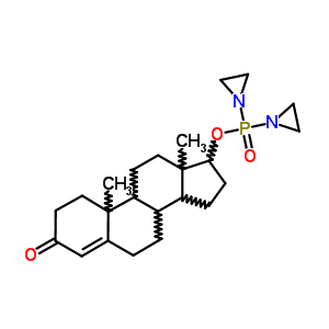 3-oxoandrost-4-en-17-yl bis(aziridin-1-yl)phosphinate
