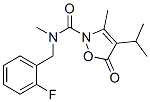 2(5H)-Isoxazolecarboxamide,  N-[(2-fluorophenyl)methyl]-N,3-dimethyl-4-(1-methylethyl)-5-oxo-