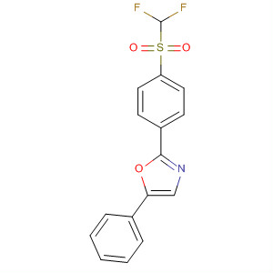 Oxazole, 2-[4-[(difluoromethyl)sulfonyl]phenyl]-5-phenyl-