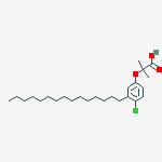 2-(4-chloro-3-pentadecylphenoxy)-2-methylpropanoic acid