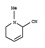 2-Pyridinecarbonitrile,1,2,5,6-tetrahydro-1-methyl- molecular structure
