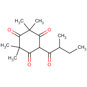 1,3,5-Cyclohexanetrione, 2,2,4,4-tetramethyl-6-(2-methyl-1-oxobutyl)-