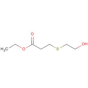 Propanoic acid, 3-[(2-hydroxyethyl)thio]-, ethyl ester molecular structure