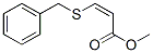 (Z)-3-(Benzylthio)acrylic acid methyl ester molecular structure