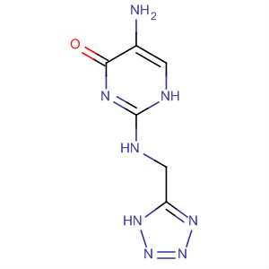 4(1H)-Pyrimidinone, 5-amino-2-[(1H-tetrazol-5-ylmethyl)amino]- molecular structure