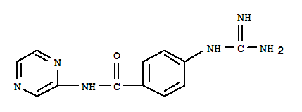 Benzamide,4-[(aminoiminomethyl)amino]-N-2-pyrazinyl-