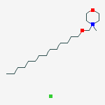 4-methyl-4-(tetradecoxymethyl)morpholin-4-ium;chloride