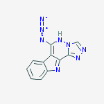 1-(5H-[1,2,4]triazolo[4',3':2,3]pyridazino[4,5-b]indol-6-yl)triaza-1,2-dien-2-ium