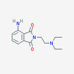 4-amino-2-[2-(diethylamino)ethyl]-1H-isoindole-1,3(2H)-dione molecular structure