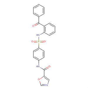 5-Oxazolecarboxamide, N-[4-[[(2-benzoylphenyl)amino]sulfonyl]phenyl]-