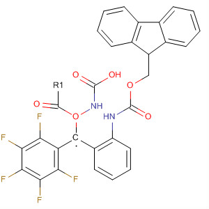 Carbamic acid,[(S)-[[(9H-fluoren-9-ylmethoxy)carbonyl]amino]phenylmethyl]-,pentafluorophenyl ester molecular structure