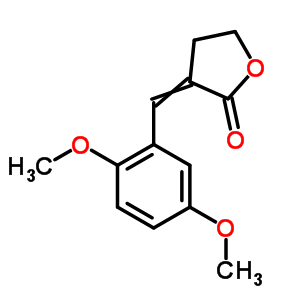 3-(2,5-dimethoxybenzylidene)dihydrofuran-2(3H)-one molecular structure