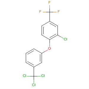 Benzene, 2-chloro-1-[3-(trichloromethyl)phenoxy]-4-(trifluoromethyl)- molecular structure