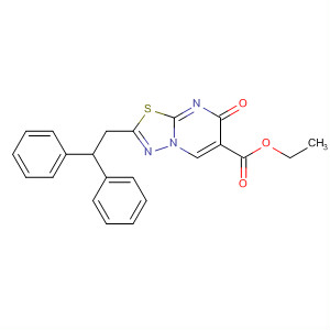 5H-1,3,4-Thiadiazolo[3,2-a]pyrimidine-6-carboxylic acid,2-(2,2-diphenylethyl)-5-oxo-, ethyl ester
