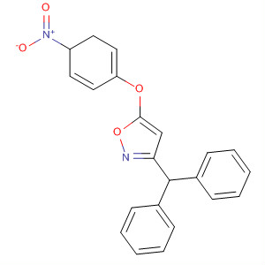 Isoxazole, 3-(diphenylmethyl)-4,5-dihydro-5-(4-nitrophenoxy)-