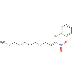 Benzene, [(1-nitro-1-undecenyl)seleno]-, (Z)- molecular structure