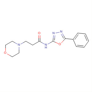 4-Morpholinepropanamide, N-(5-phenyl-1,3,4-oxadiazol-2-yl)-