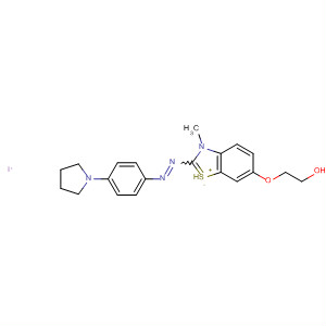 Benzothiazolium,6-(2-hydroxyethoxy)-3-methyl-2-[[4-(1-pyrrolidinyl)phenyl]azo]-, iodide
