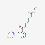 ETHYL 7-OXO-7-[2-(THIOMORPHOLINOMETHYL)PHENYL]HEPTANOATE