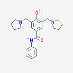 2,6-Bis(N-pyrrolidinomethyl)-4-(phenylcarbamyl)phenol