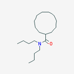 N,N-DIBUTYL-CYCLOUNDECANAMIDE molecular structure