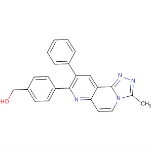 Benzenemethanol,4-(3-methyl-9-phenyl-1,2,4-triazolo[3,4-f][1,6]naphthyridin-8-yl)-