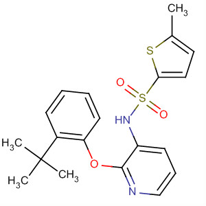 2-Thiophenesulfonamide,N-[2-[2-(1,1-dimethylethyl)phenoxy]-3-pyridinyl]-5-methyl-