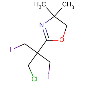 Oxazole, 2-[2-chloro-1,1-bis(iodomethyl)ethyl]-4,5-dihydro-4,4-dimethyl-