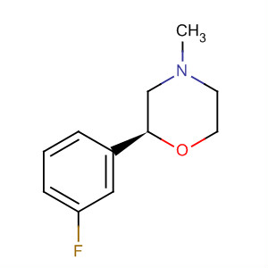 Morpholine, 2-(3-fluorophenyl)-4-methyl-, (2S)-