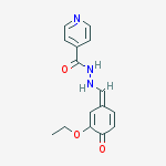 N'-[(z)-(3-ethoxy-4-oxocyclohexa-2,5-dien-1-ylidene)methyl]pyridine-4-carbohydrazide
