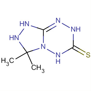 1,2,4-Triazolo[4,3-b][1,2,4,5]tetrazine-3(2H)-thione,5,6,7,8-tetrahydro-6,6-dimethyl- molecular structure