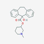 (1-methylpiperidin-3-yl) 11-hydroxy-5,6-dihydrodibenzo[1,2-a:1',2'-e][7]annulene-11-carboxylate